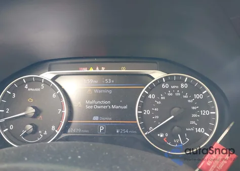 2019 Nissan Altima 2.5 Sv z USA, uszkodzony, nr VIN 1N4BL4DV4KC137589